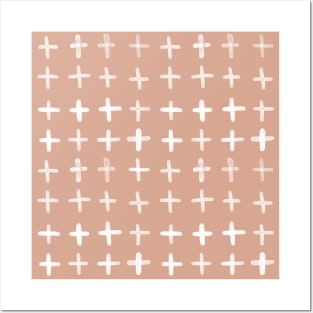 Pink Painted Pattern Posters and Art